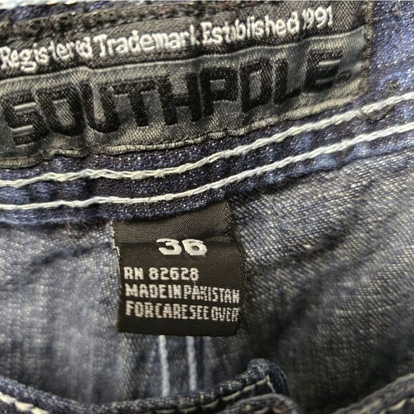 Vintage Y2k Southpole 4180 Dark Wash Jeans - Picture 3 of 8